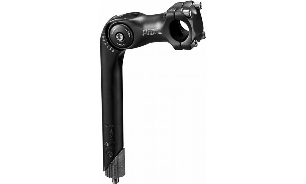 Stem ProX City adjustable 25.4/100/180mm 0/60° black 