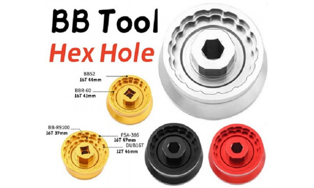 Tool ProX BB-16H for bottom bracket Hollowtech II BBR60/DUB12T/BB3086 - 2