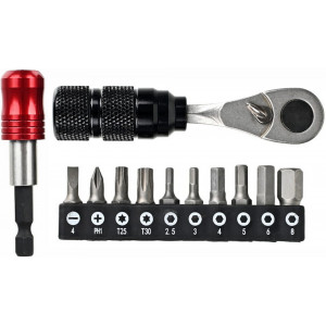 Tool set ProX KIT-16 with ratchet wrench 90mm