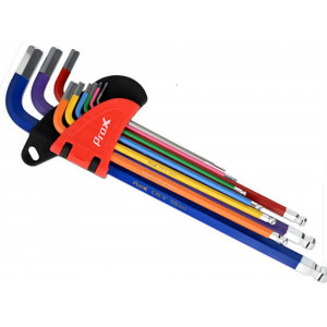 Tool ProX Hex 1.5/2/2.5/3/4/5/6/8/10mm CR-V multicolored