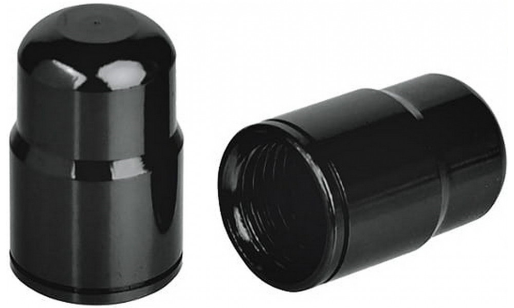 Valve cap ProX Alu AV-01 AV/Schrader black - 1