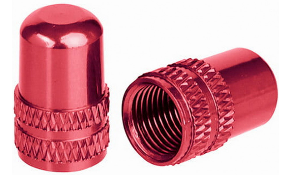 Valve cap ProX Alu AV-02 AV/Schrader red - 1