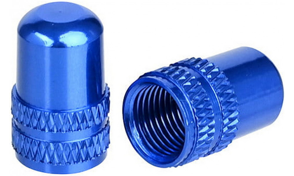 Valve cap ProX Alu AV-02 AV/Schrader blue - 1