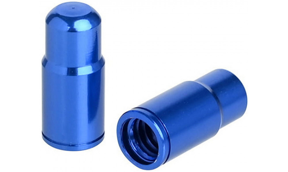 Valve cap ProX Alu FV-01 FV/Presta blue - 1