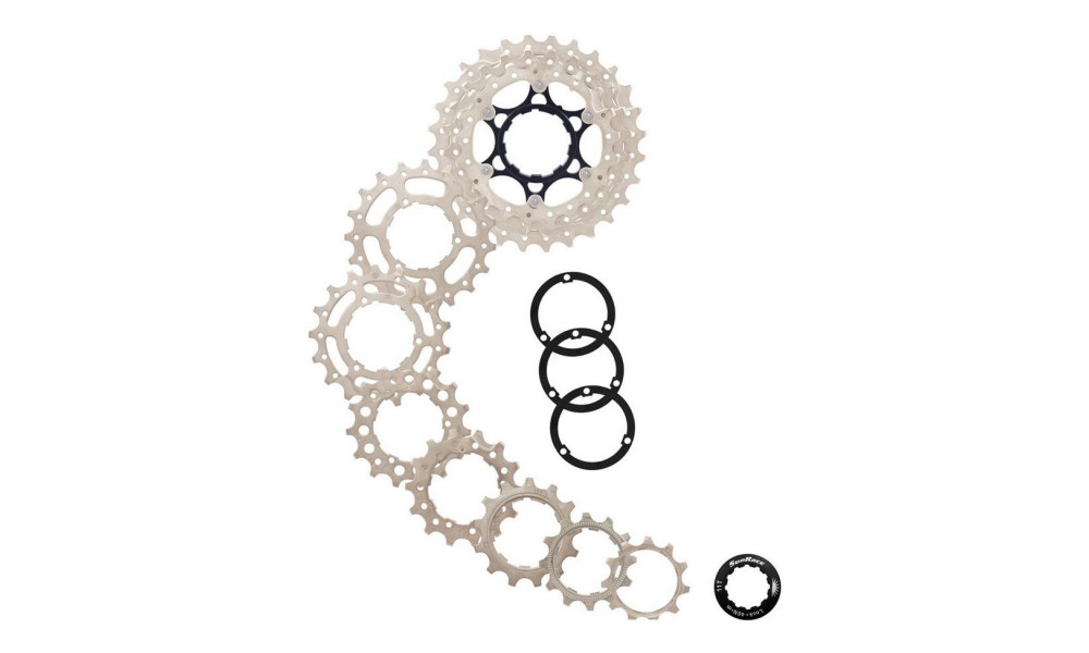 Cassette SunRace CSRS0 10-speed metallic-11-25T - 2