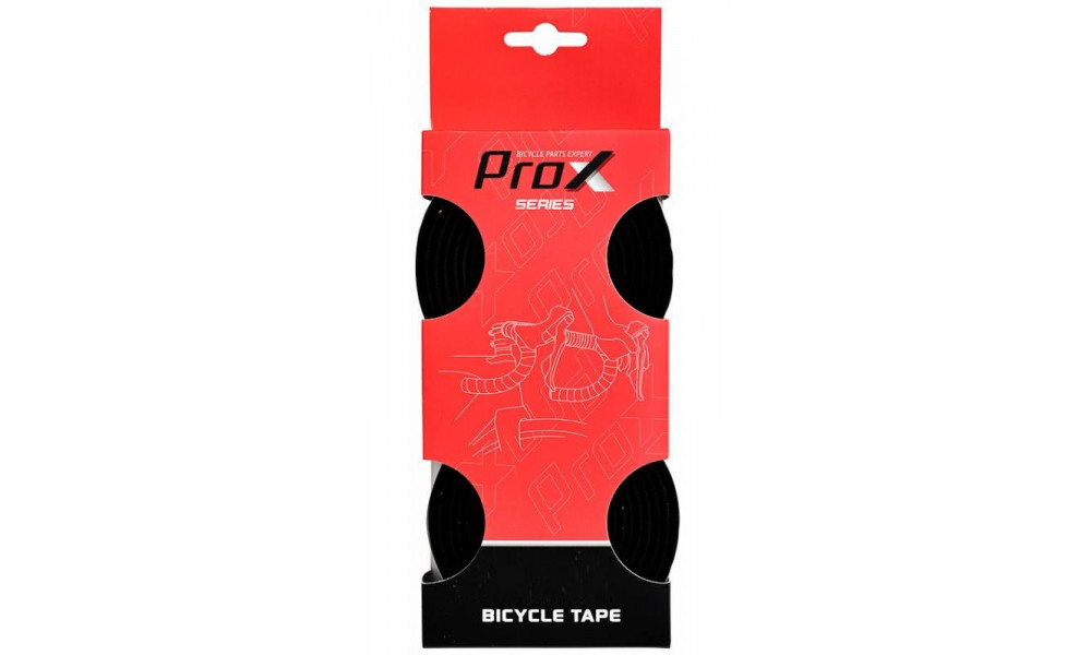 Bar tape ProX TP-013 PU+Eva black-grey - 2