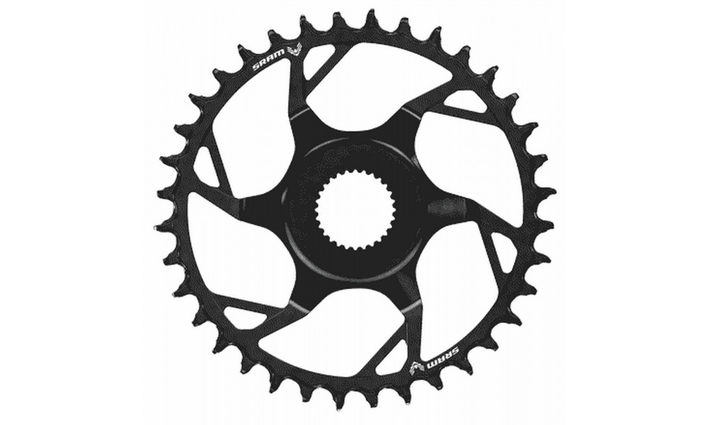 Передняя звезда SRAM T-Type Direct Mount for Bosch BDU38YY steel 38T 