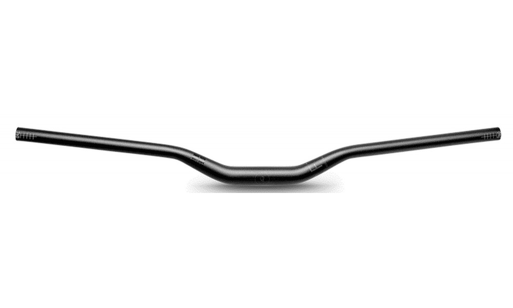 Handlebar RFR Riser Trail 760x31.8mm rise 38mm 9° glossy black'n'grey 