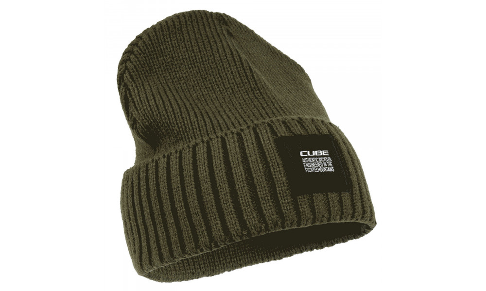 Beanie Cube olive - 1