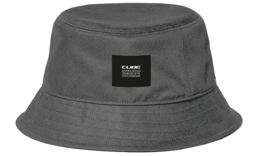 Шляпа Cube Bucket washed grey 