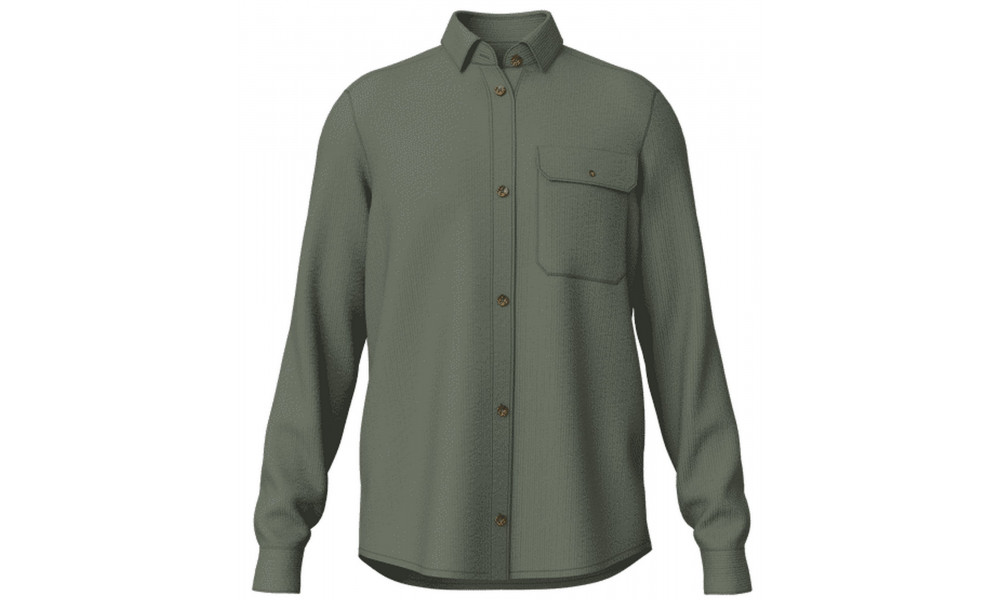 Shirt Cube Cord Longsleeve olive 