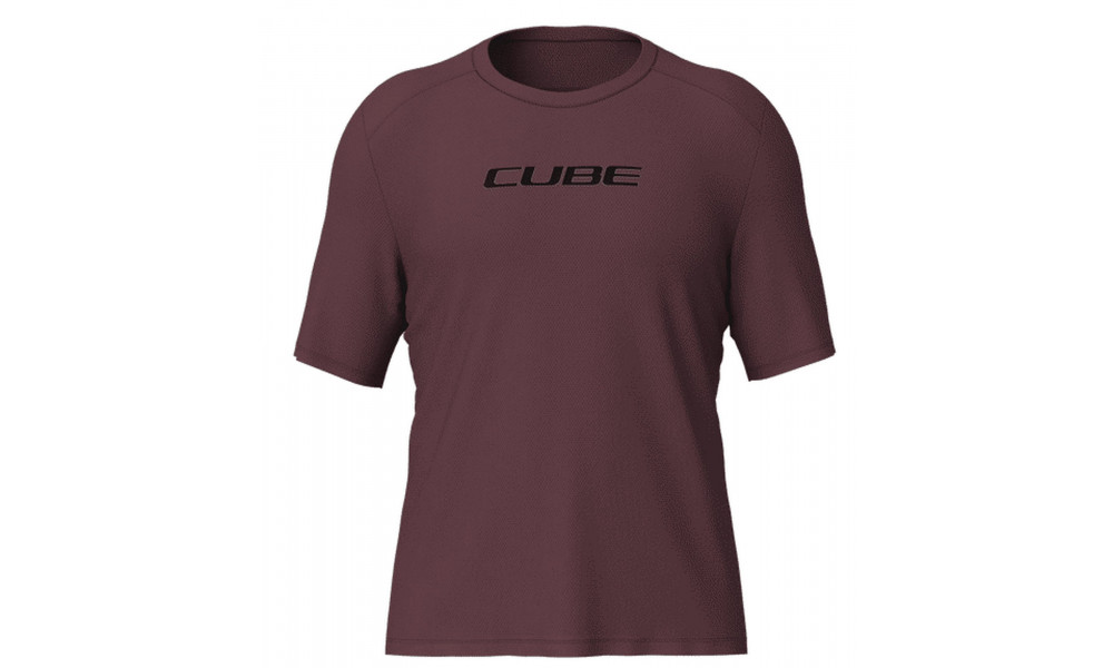 Рубашка Cube Functional S/S bordeaux 