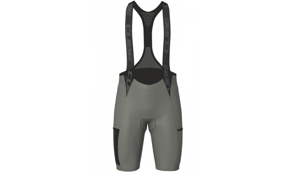 Велошорты с лямками Cube Gravel Cargo olive 