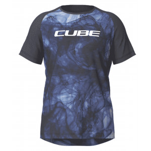 Jersey Cube MTB Artline S/S blue'n'black