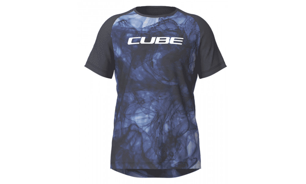 Jersey Cube MTB Artline S/S blue'n'black 