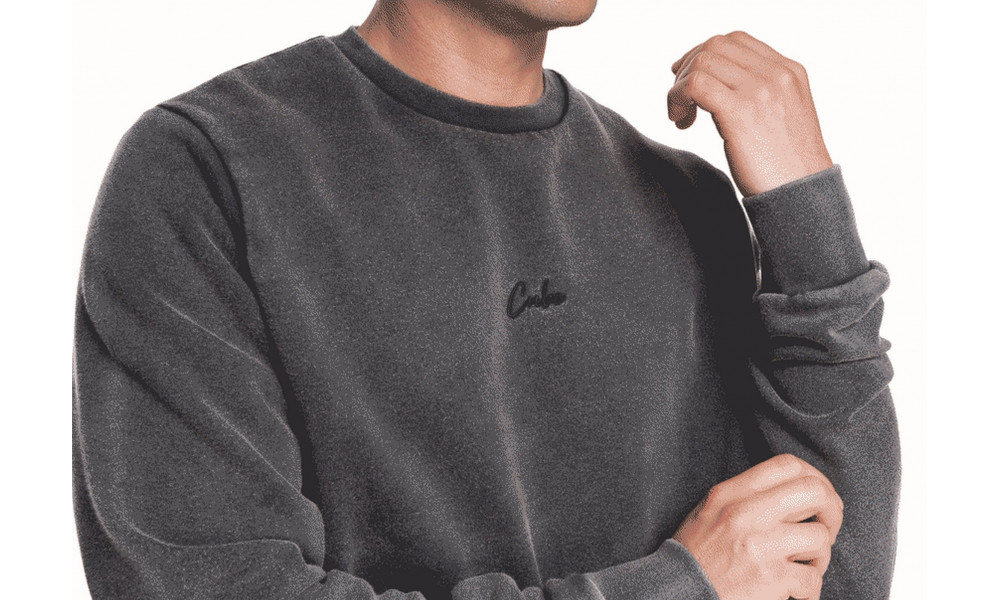 Sweater Cube Organic washed grey - 3