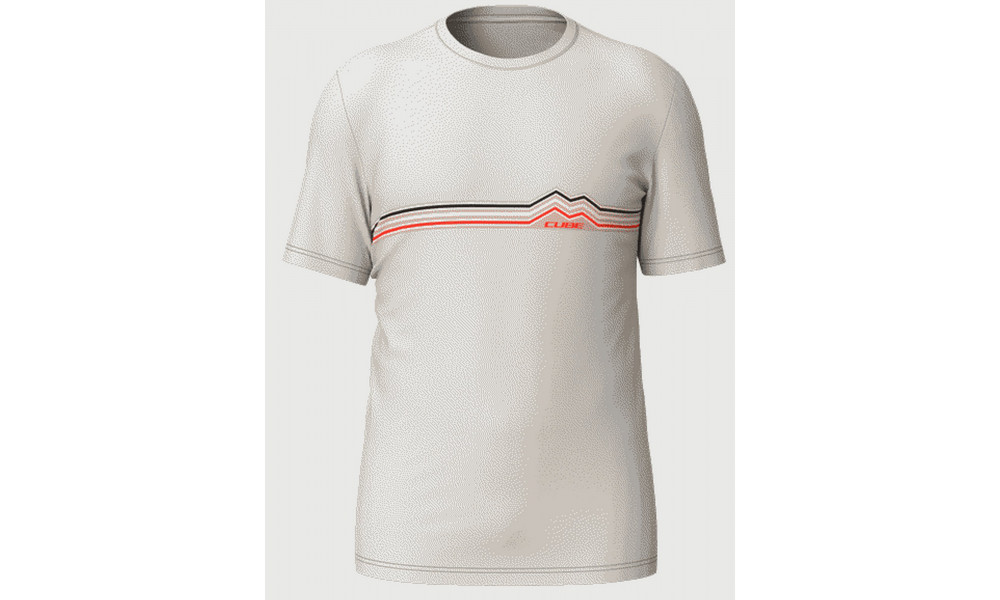 T-Shirt Cube Organic Fichtelmountains Classic grey - 1