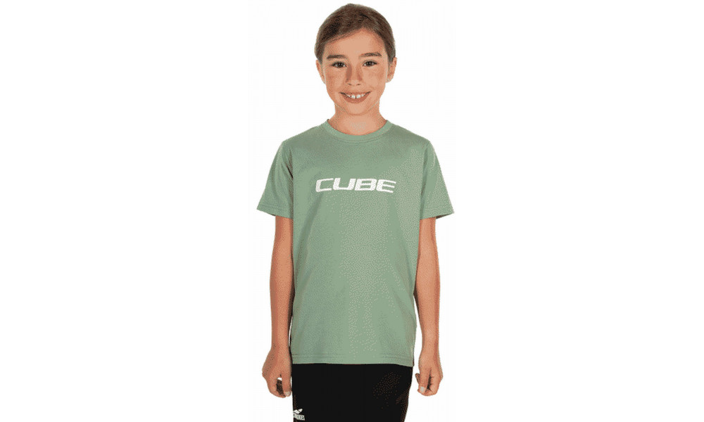 T-Shirt Cube Organic Rookie Logo green - 3