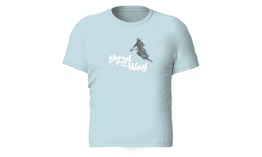 T-Shirt Cube Organic Rookie Shred blue - 1