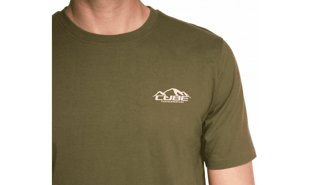 T-Shirt Cube Organic Sunrise olive - 2