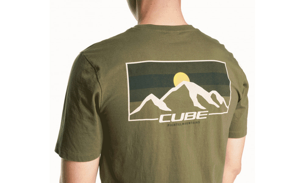 Майка Cube Organic Sunrise olive - 3