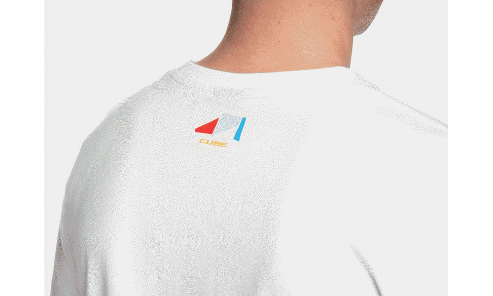 T-Shirt Cube Organic Teamline Cubeism white - 2