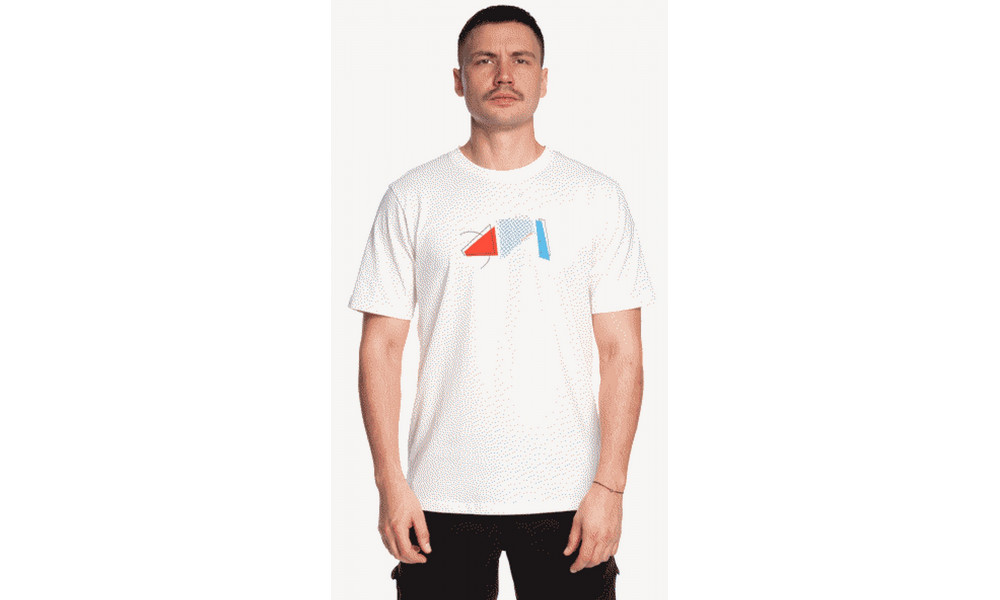 T-Shirt Cube Organic Teamline Cubeism white - 5