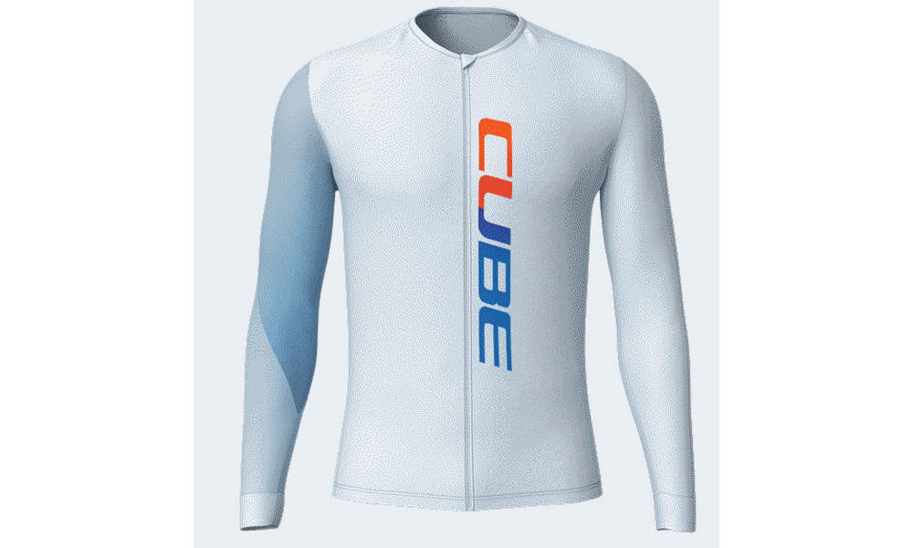 Jersey Cube UV-Protection Teamline Road/XC L/S blue 