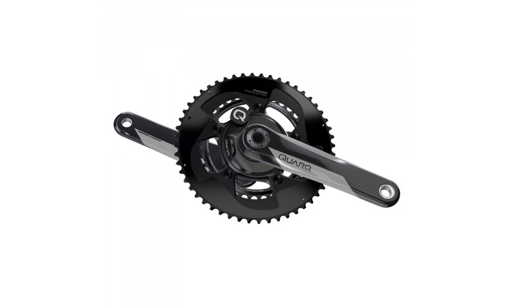 Crankset with powermeter SRAM DUB Quarq Dzero 52-36T - 1