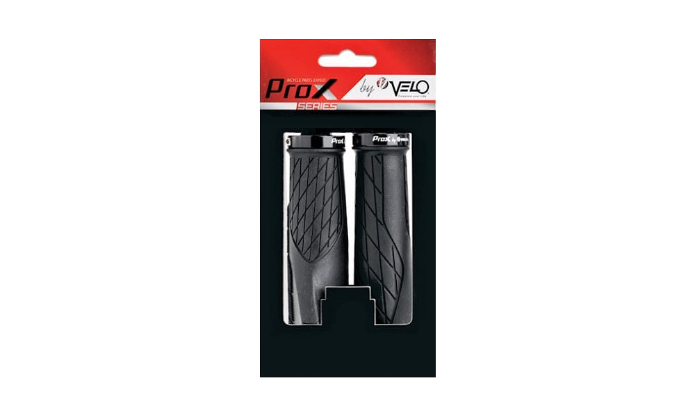 Ручки руля ProX VLG-1670D3 Mocrotech Gel 132mm Ergo Lock-on black - 2