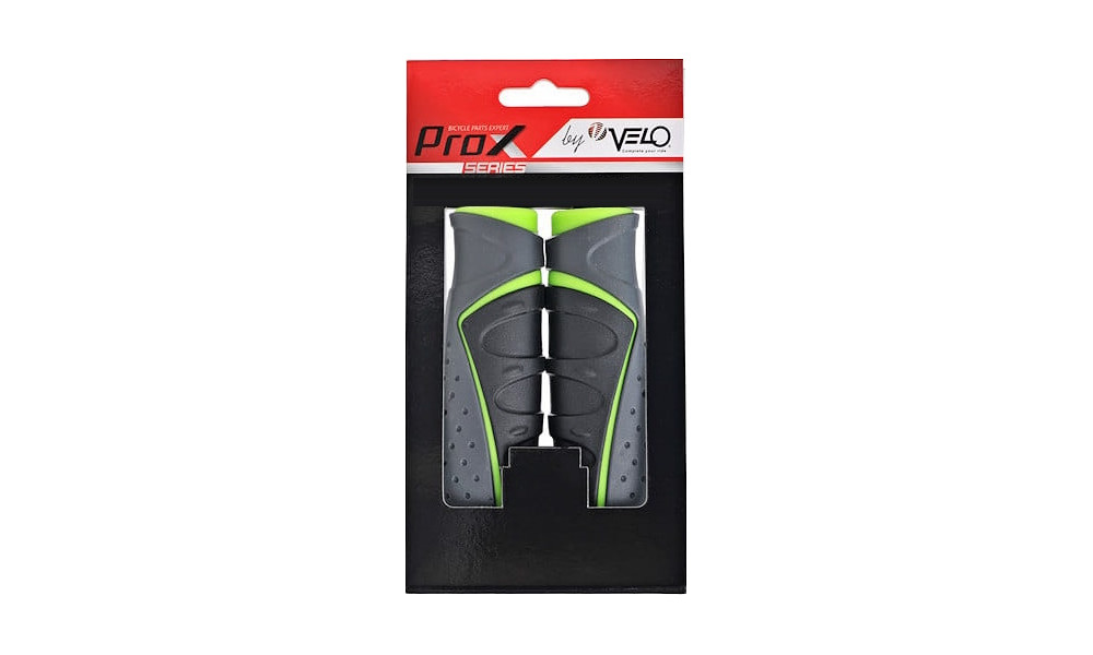 Ручки руля ProX VLG-709AD3 Comfort Gel 130mm green-black-grey - 2