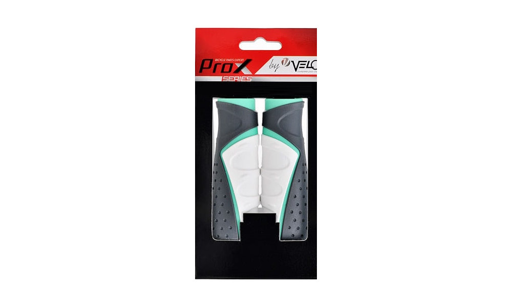 Ручки руля ProX VLG-719AD3 Comfort Gel 130mm mint-white - 2