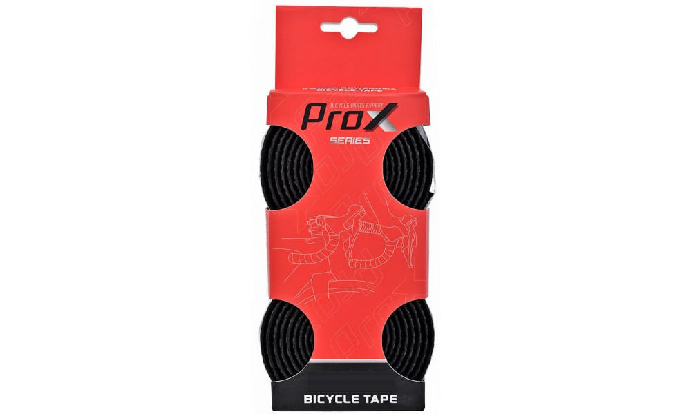 Bar tape ProX TP-93 Silicone black - 2