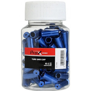 Brake outer casing caps ProX Alu blue (100pcs.)