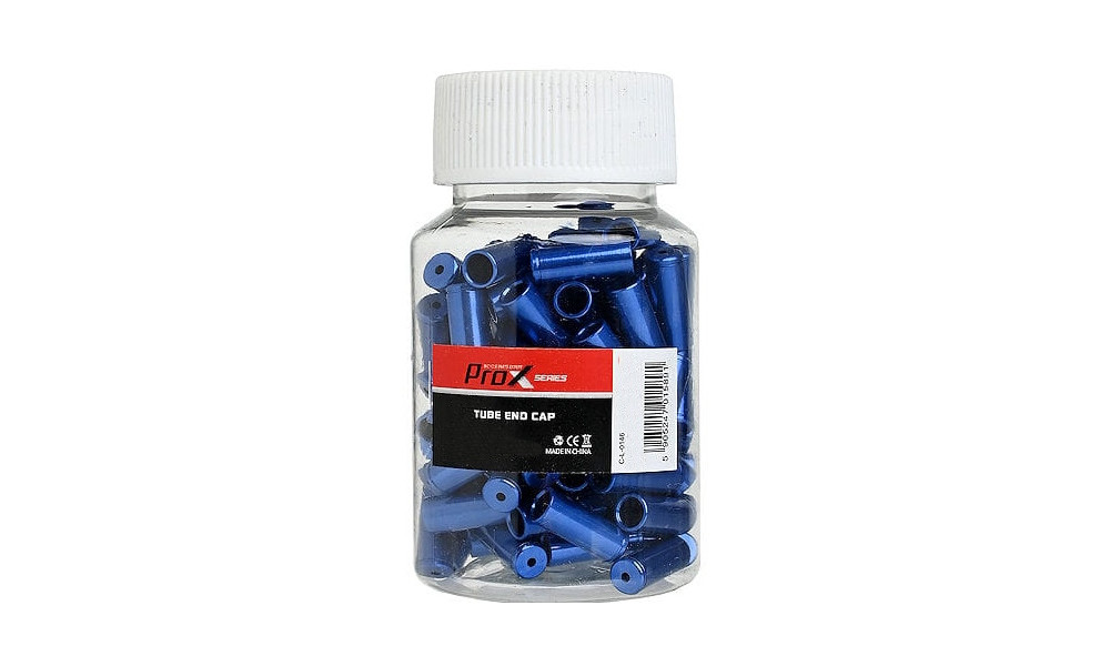 Brake outer casing caps ProX Alu blue (100pcs.) - 2