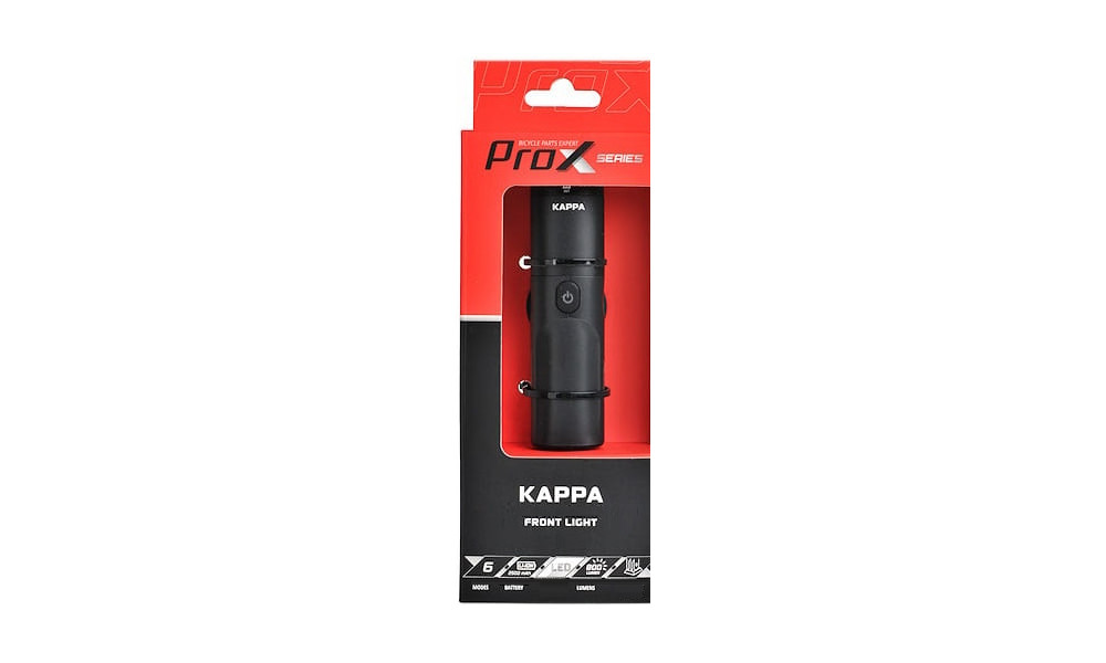 Передняя лампа ProX Kappa 800Lm Memory GoPro USB - 4