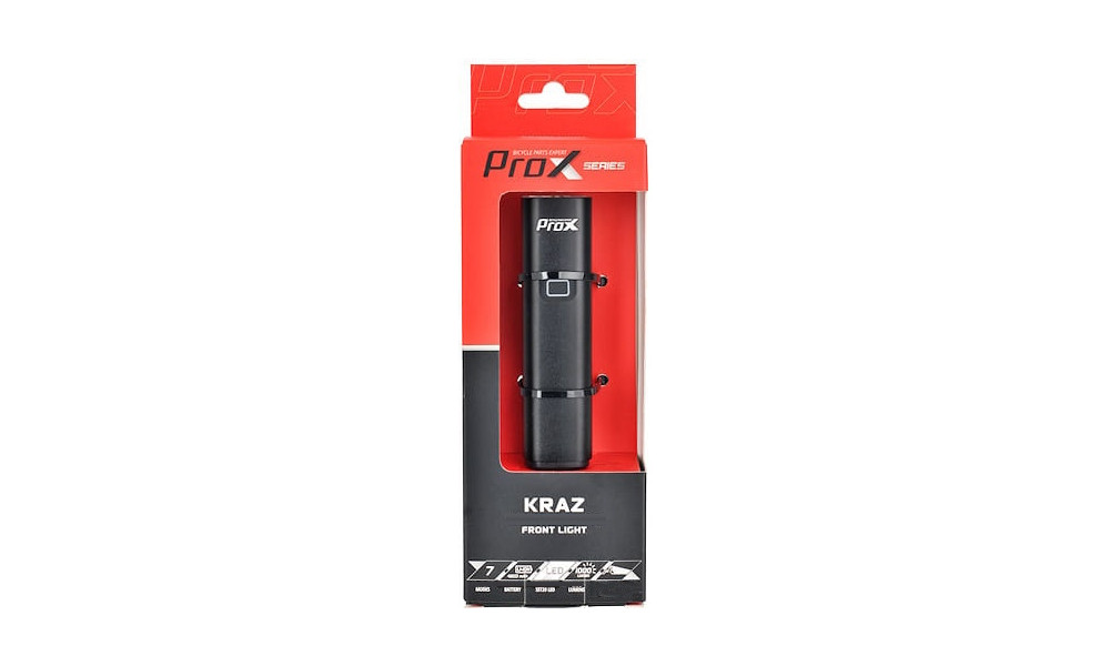 Передняя лампа ProX Kraz 1000Lm PowerBank USB - 4