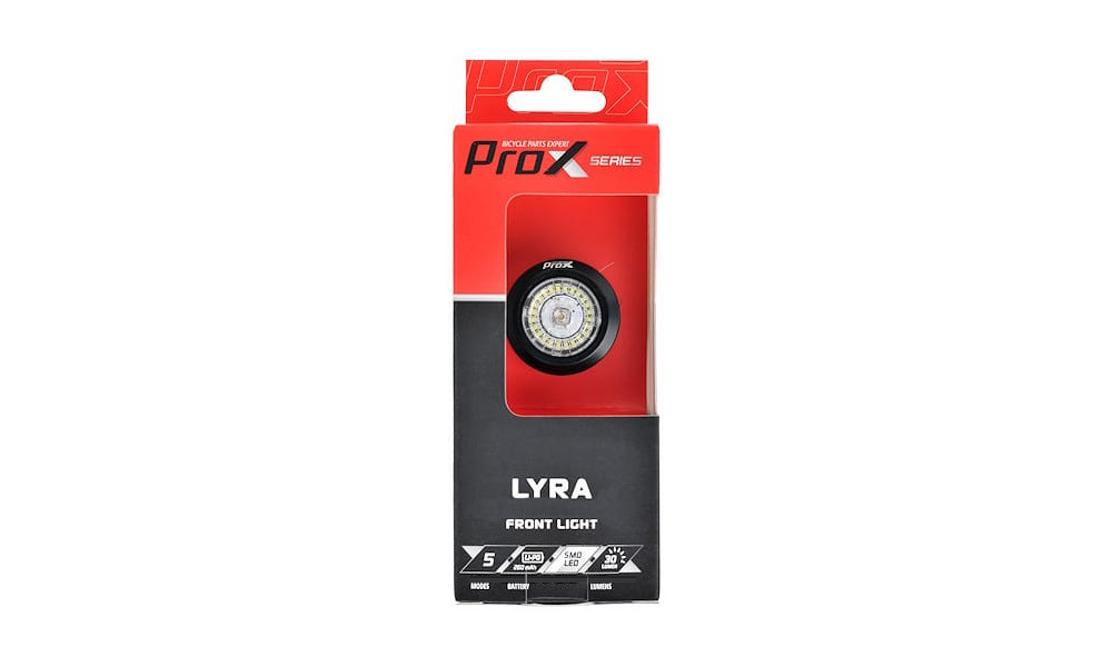 Передняя лампа ProX Lyra SMD LED 30Lm USB - 3