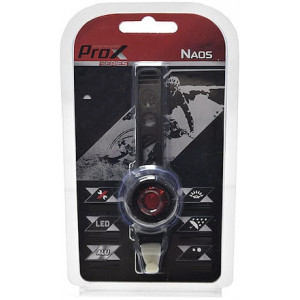 Rear lamp ProX Naos 1-LED black battery