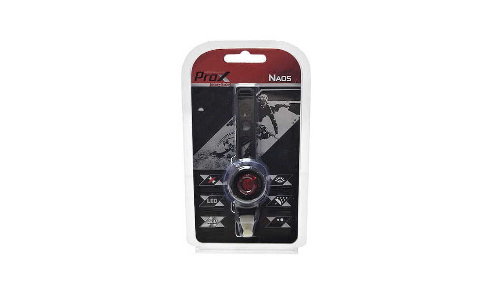 Rear lamp ProX Naos 1-LED black battery - 2