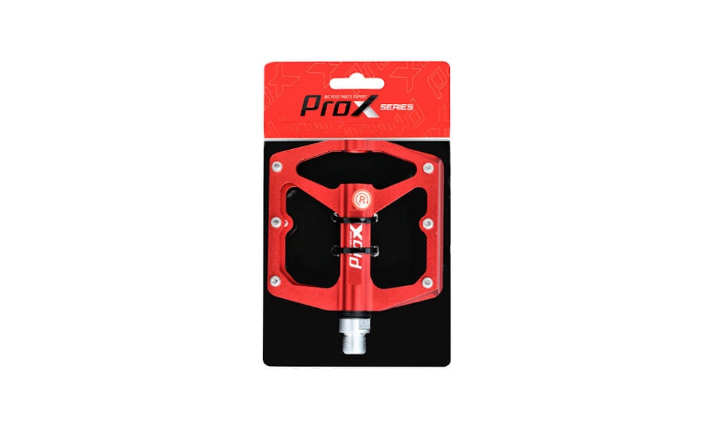 Педали ProX Stig 25 Alu Pins axle Cr-Mo red - 3