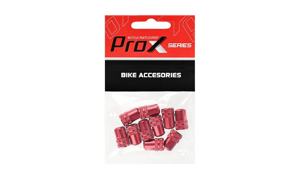 Valve cap ProX Alu AV-02 AV/Schrader red - 3