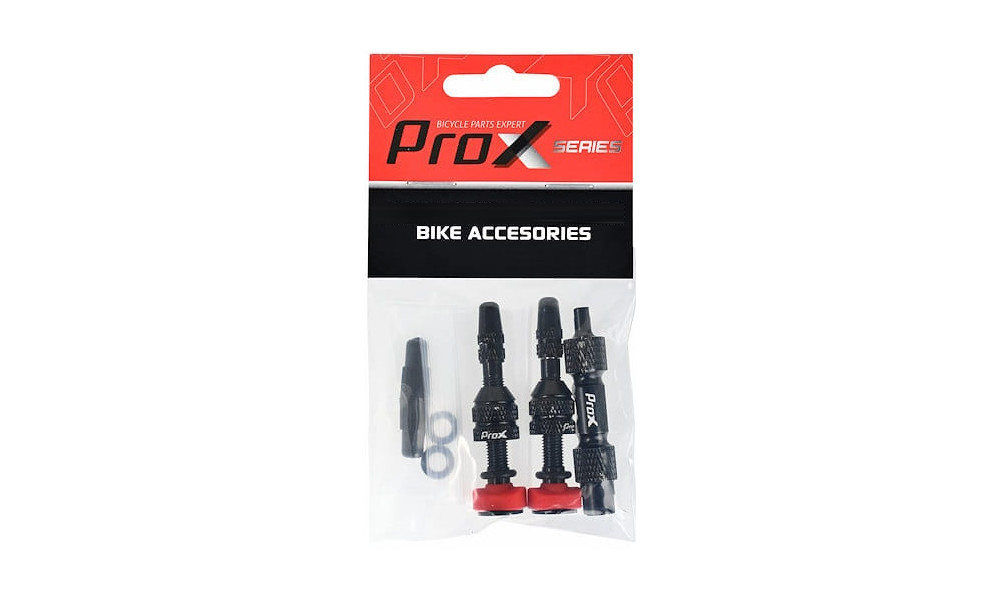 Комплект вентилей ProX Tubeless + key 40mm black - 2