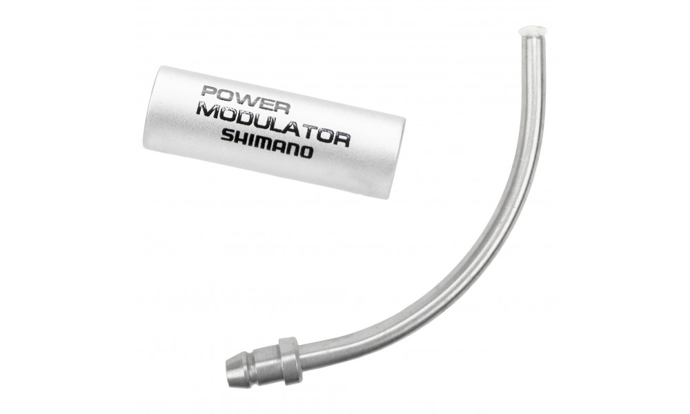 Power modulator Shimano SM-PM40 with 90° guide tube silver 