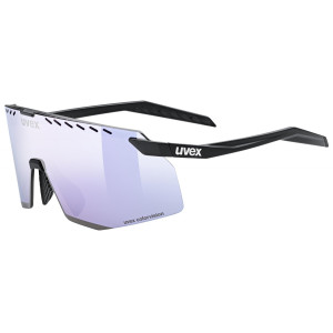 Glasses Uvex pace stage CV black matt / pushy pink