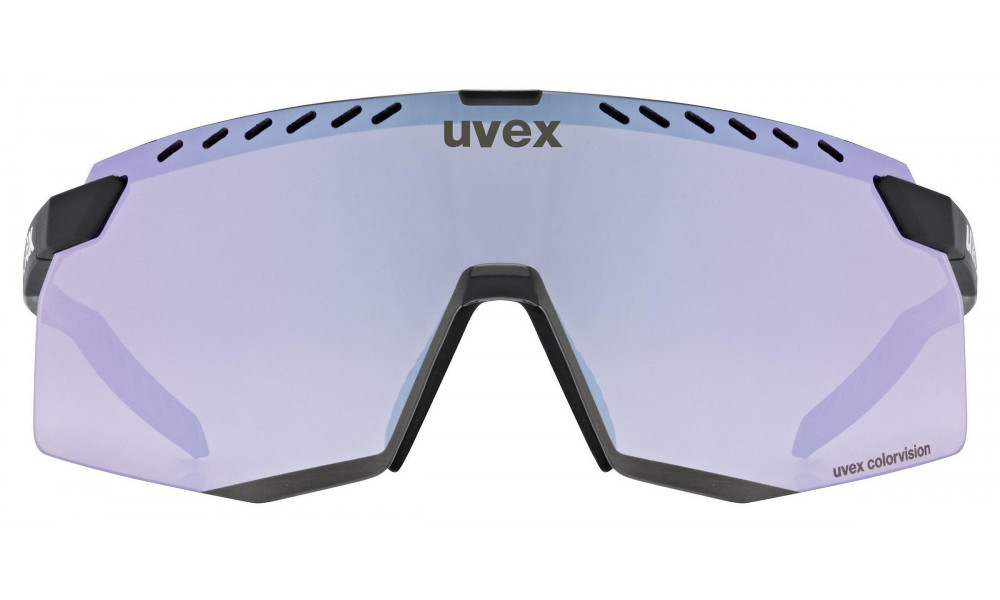 Glasses Uvex pace stage CV black matt / pushy pink - 3