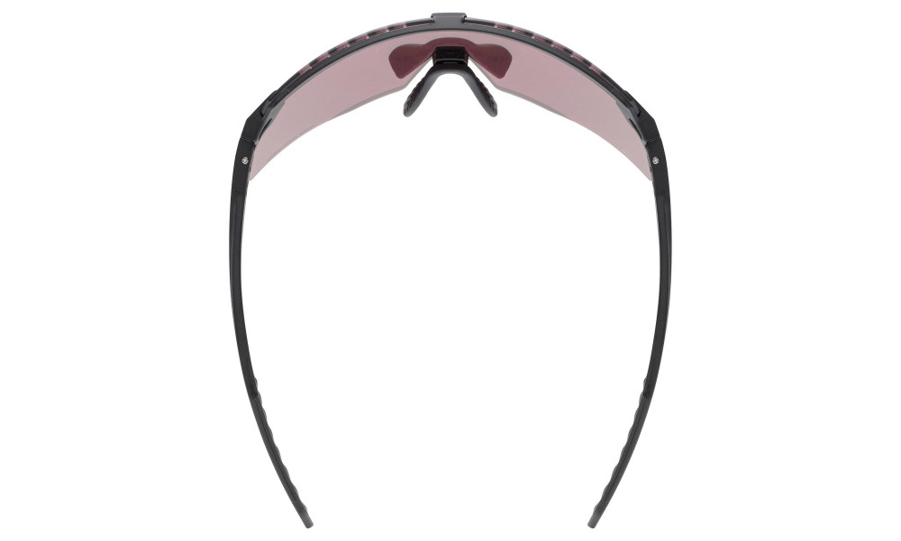 Glasses Uvex pace stage CV black matt / pushy pink - 5