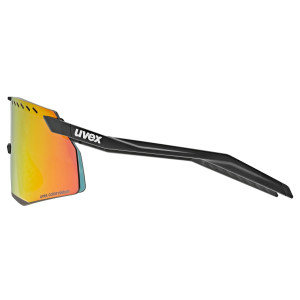 Glasses Uvex pace stage CV black matt / racy red