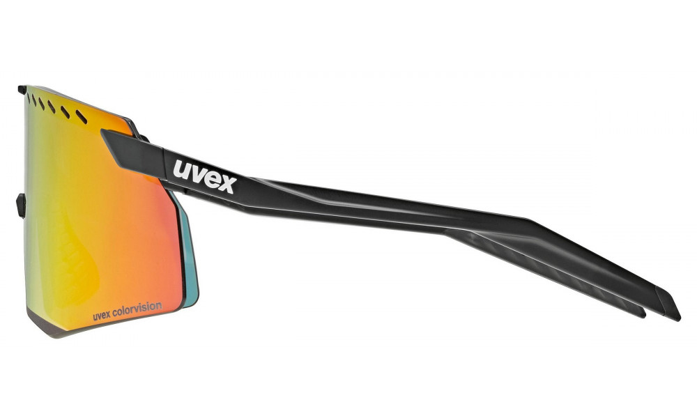 Glasses Uvex pace stage CV black matt / racy red - 2