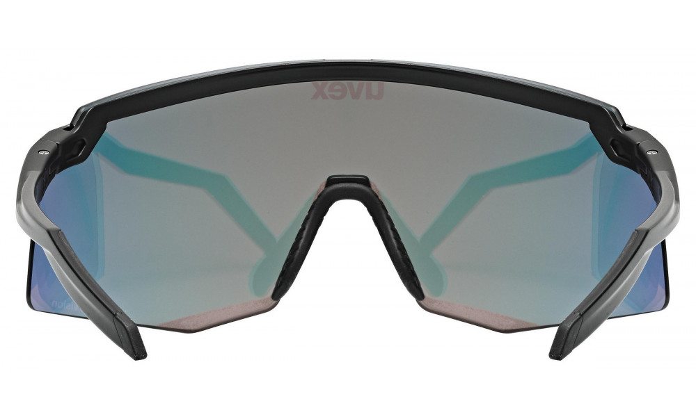 Glasses Uvex pace stage CV black matt / racy red - 4